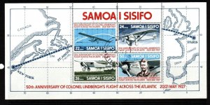 SAMOA SGMS487 1977 LINDBERGH TRANSATLANTIC FLIGHT USED