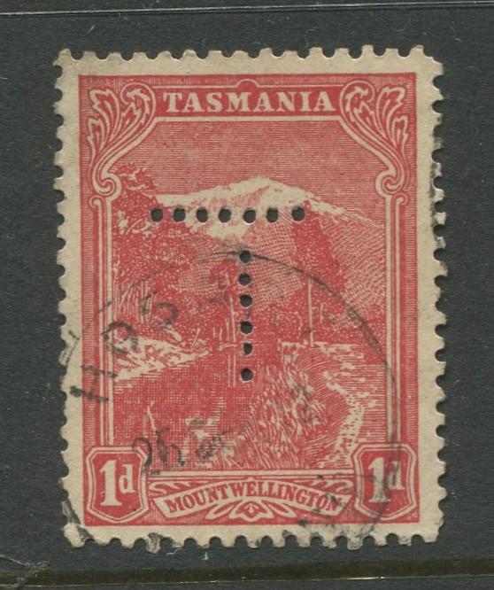 Tasmnia  #103  FU  1905 Single 1d Stamp