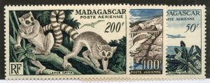 Madagascar, Scott #C58-60, Mint, Never Hinged