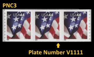 US 4394 Old Glory 44c PNC3 AVR V1111 MNH 2009