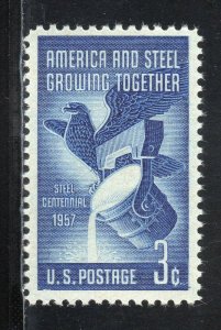 1090 * STEEL INDUSTRY *   U.S. Postage Stamp MNH