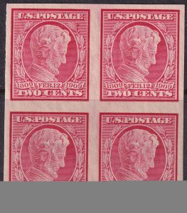 #368 Mint NH, XF, Block of 4 (CV $110+) (CV $29 - ID30299) - Joseph Luft