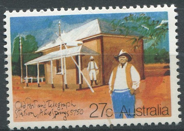 Australia Sc#832 MNH, 27c multi, Post Offices (1982)