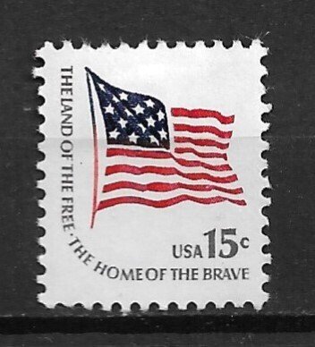 1978 Sc1597 15¢ Fort McHenry flag MNH