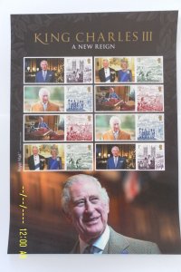 King Charles III: A New Reign Collectors Sheet, MINT