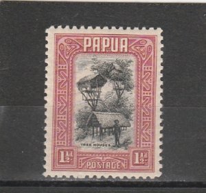 Papua New Guinea  Scott#  96  MH  (1932 Treehouses)