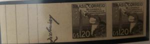 O) 1945 BRAZIL. PROOF IMPERFORATE, CONFERENCE RADIO AND COMMUNICATIONS - TOWER -