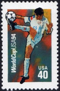 SC#2835 40¢ World Cup Soccer Single (1994) MNH