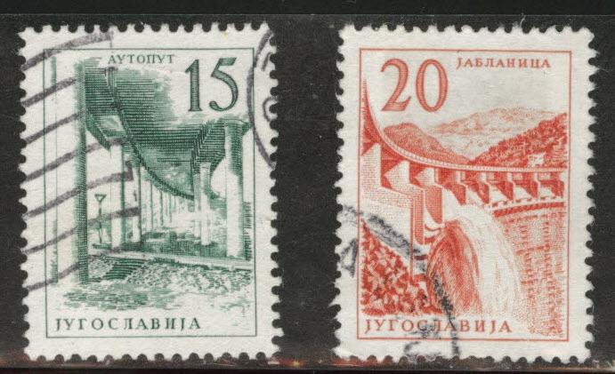 Yugoslavia Scott 558-559 used short set