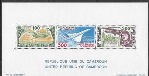 Cameroun #C250a  Aviation Pioneers Souvenir Sheet  (MNH) CV $14.50