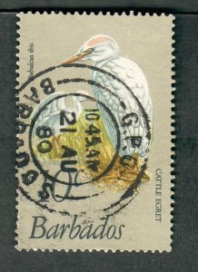 Barbados #499 used single