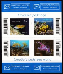 Croatia, Fauna, Sea Life, Fishes, Corals MNH / 2014