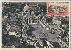 57321 - VATICANO Vatican - POSTAL HISTORY: MAXIMUM CARD 1934 - ARCHITECTURE
