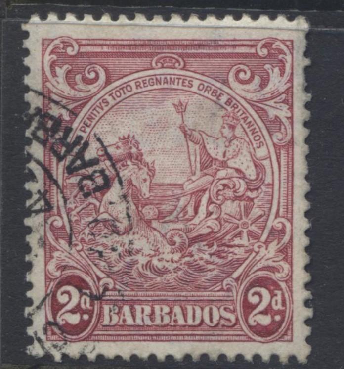 Barbados - Scott 195A - Seal of Colony -1941 - VFU -  Single - 2p Stamp