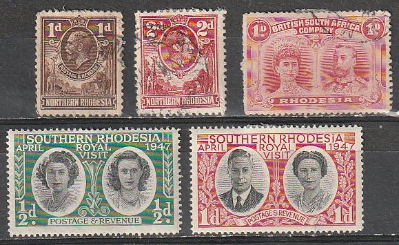 Rhodesia(North & South, British South Africa) Mint OGH & Used