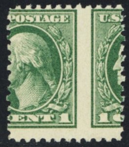 525, Mint NH 1¢ GREAT MISPERF Error * Stuart Katz