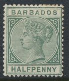 Barbados SG 89 SC# 60 MH  partial OG see scans and details