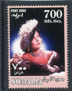 Somalia 2002 MARLENE DIETRICH German Actress 1 value Perforated Mint (NH)