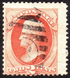 1878, US 2c, Jackson, Used, Sc 183