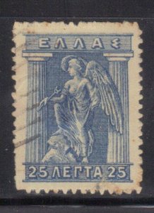 GREECE SC# 204 USED  25a 1911-21