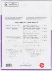 Canada -   Canada Post Jan. - March 2024 Quarterly Pack - Sealed