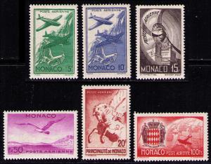 Monaco #C2-C7 VF MNH ~ Airmail Set of 6