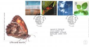 FIRST DAY COVER GREAT BRITAIN MILLENIUM LIFE AND EARTH 2000