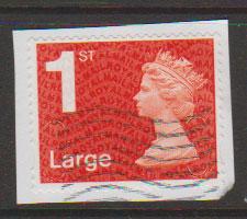 GB QE II Machin SG U2973 - 1st vermillion Large - date code MA13 - Source  B