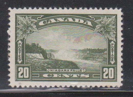 CANADA Scott # 225 Mint Hinged Niagara Falls
