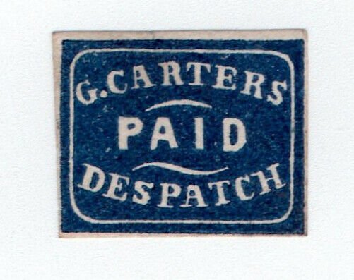 (I.B) US Local Post : Carter's Paid Despatch