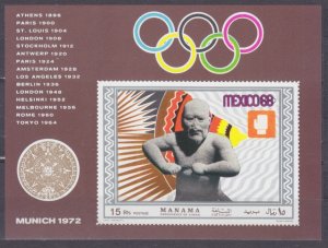 1969 Manama N152/B33b 1968 Olympic Games in Mexiko 7,50 €
