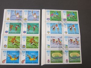 Ajman 1968 Sc 304-11 Olympics CTO pair set FU