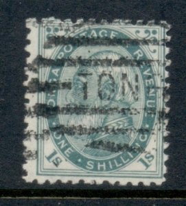 Tonga 1886-92 King George I 1/- Perf 12x11.5 FU