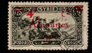Alaouites Scott 39 Used surcharged stamp