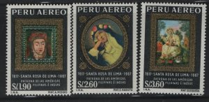 PERU   C213-C215  MNH SET