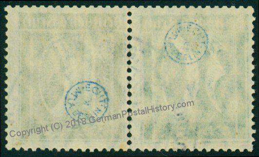 Germany Empire Germania Mi W19 Expertized Zusammendruck ZSD Se-Tenant 74902