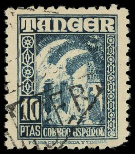 SPANISH MOROCCO (TANGIERS) Sc L25 USED - 1949 10p Tangier Street - Sound