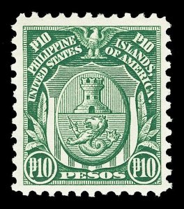 Philippines Scott 304 1926 10p City of Manila Issue Mint VF-XF OG LH Cat $50
