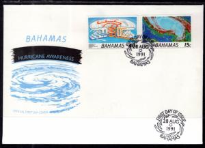 Bahamas 732-733 U/A FDC