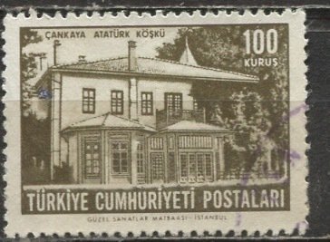 Turkey 1963: Sc. # 1576; Used Single Stamp