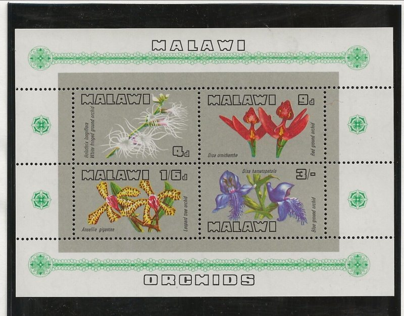 MALAWI Sc 114-17+117a NH issue of 1969 - FLOWERS