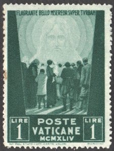 Vatican City SC#99 1£ Picture Of Jesus (1945) *MNH