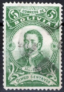 ZAYIX Bolivia 49 Used 5c dk green Murillo  081922S17