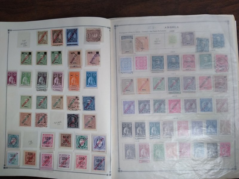 collection on pages Angola to 1975 MW: CV $1457