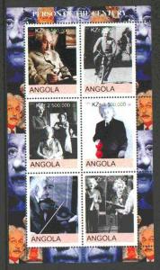 Angola 2000 Albert Einstein perf sheetlet containing set ...