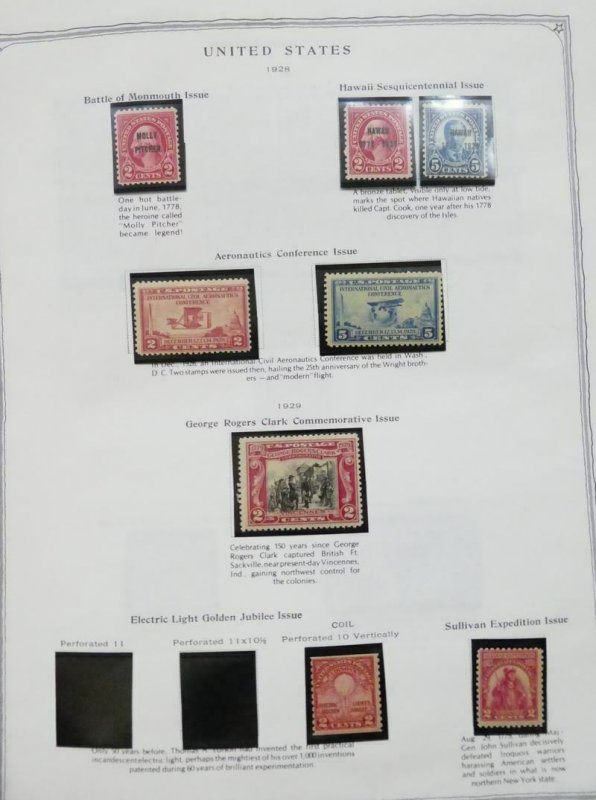 EDW1949SELL : USA Nice, all Mint Starter collection on pages between 1909-1961.