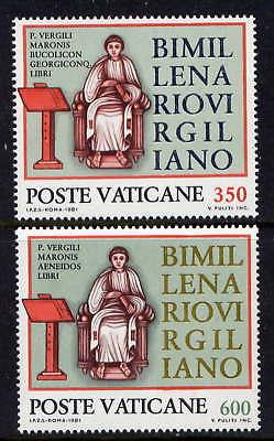 VATICAN Sc#685-6 1981 Virgil, Roman Poet MNH