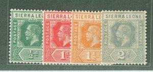 Sierra Leone #103-106 Unused Single (King)