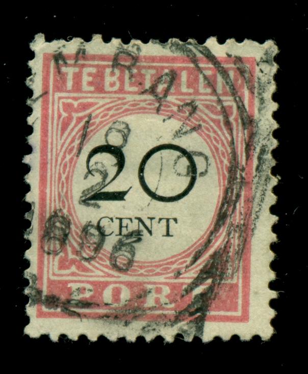 Netherlands Indies 1892 #J18a U SCV(2018)=$1.40