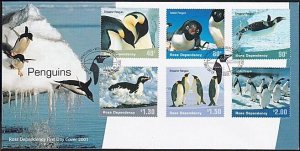 NEW ZEALAND ROSS DEPENDENCY 2001 Penguins FDC..............................B3871